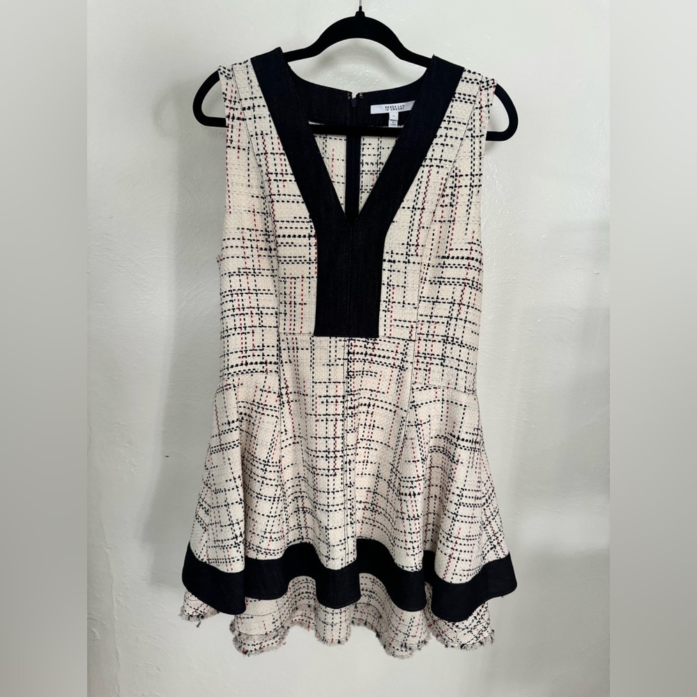 Derek Lam Textured Black and White Dress